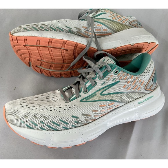 Women\'s Brooks Glycerin 20 Gray Running‎ Shoes Sz 11 (B) Athletic Gym